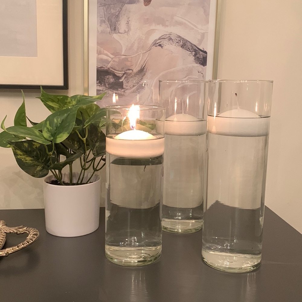 Floating Candle Vase Set
